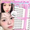 Stylish False Eyelashes Inspired Design Comic Fluffy Clustered Slender Self-Adhesive Segmented Lashes Perfect For Everyday