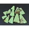 168Cts. Natural Lemon Chrysoprase Fancy Cabochon Loose Gemstone 11 Pcs Lot C-2490