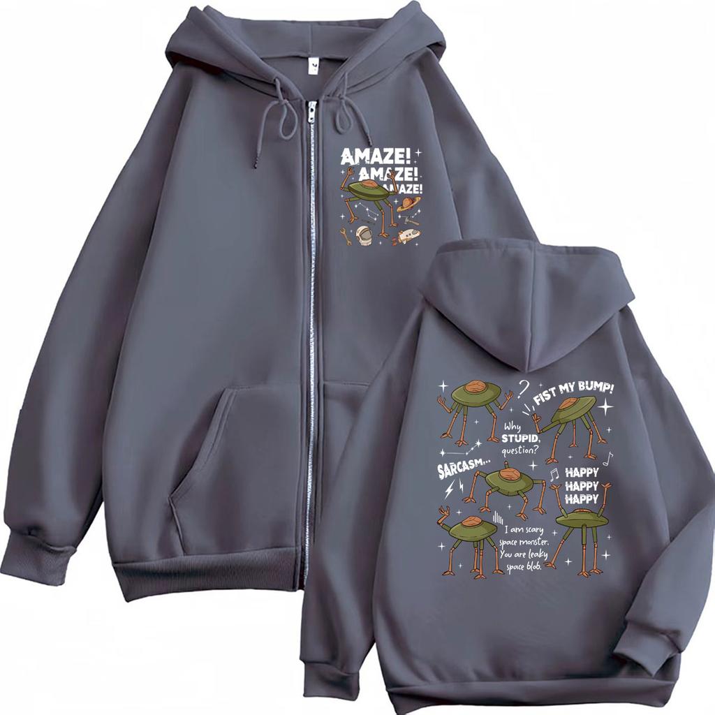 Rocky Amaze Amaze Amaze Project Hail Mary Book Funny Zipper Hoodies Men Women Fashion Hoodie Sweatshirt Coats Jacket