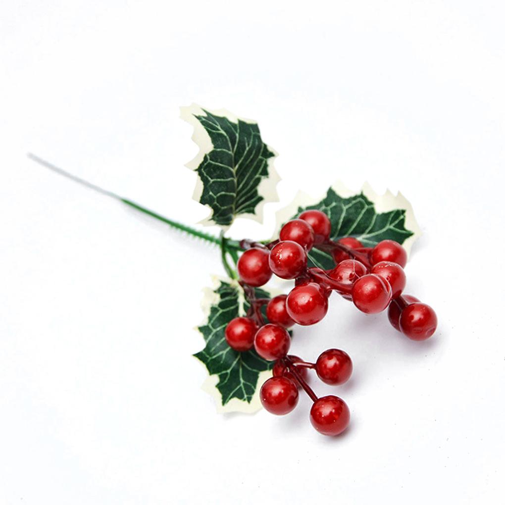

Рождественские красные ягоды ветки пенопласт искусственные декоративные тематические атмосферы рождественские фотографии фон реквизит украшения
