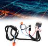 DC 12V H4 Headlight Relay Harness Ceramic Socket Relay Wiring Harness Kit  Offroad Truck