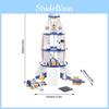 Wooden Space Kids Rocket Model For Learning And Construction Imaginative