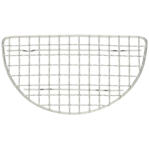 Endo Shoji Commercial-Grade Half-Moon Crimped Tonkatsu Net, SUS304 Stainless Steel, Made In Japan, QTV26