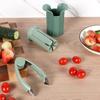 Cylindrical Fruit Vegetable Slicer Safe Design Cucumber Slicer Creative Strawberry Cutter  Potato