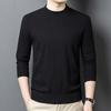 FENGXUN Men's Solid Round Neck Pullover Knit Sweater FXT6691