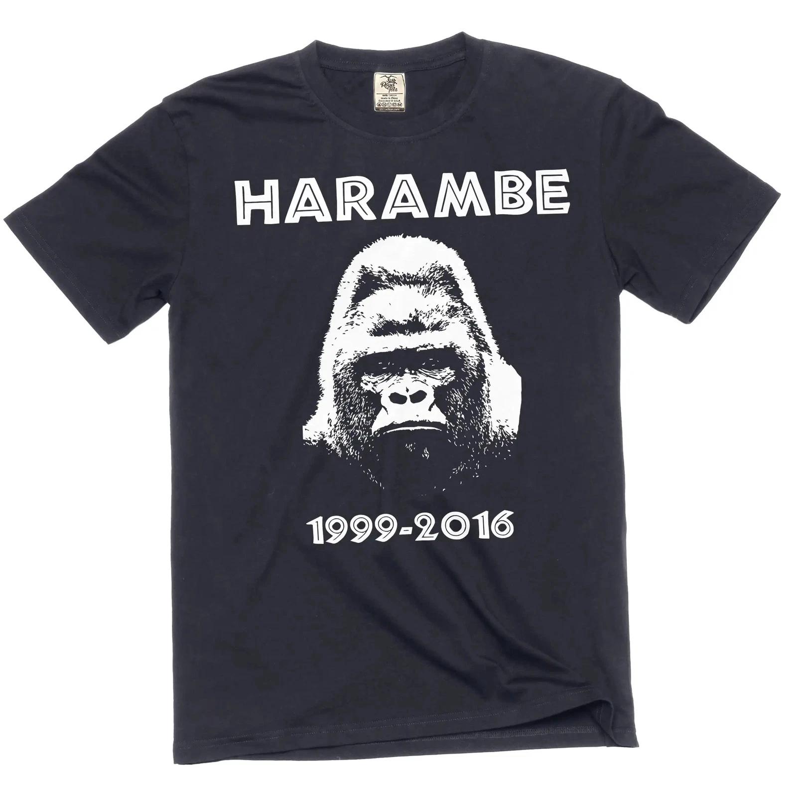Harambe 1999-2016 T-shirt Gorilla T-Shirt Support Harambe Shirt S