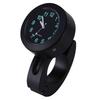 Motorrad Lenkeruhr Silber Lenkeruhr 7/8"‑1" Wasserdicht Motorrad Lenkerhalterung Uhr Uhr Neu