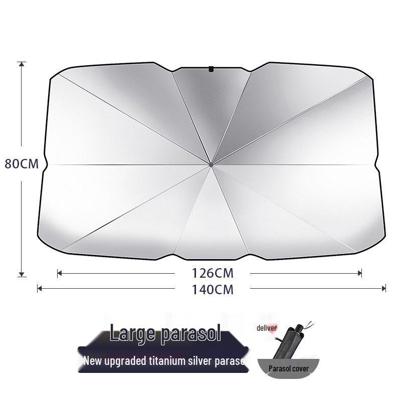 Front Windshield Summer Car Sunshade - Heat Insulation Sun Protection Cover