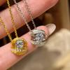 New Floating Planet Necklace Women's Temperament Light Luxury High Sense Niche Design Simple Versatile Fashion Collarbone Chain 2026