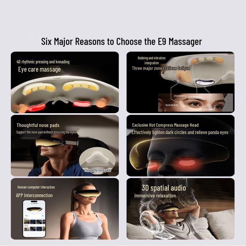 SKG E9 Smart Eye Massager CN Plug (adapter Included)