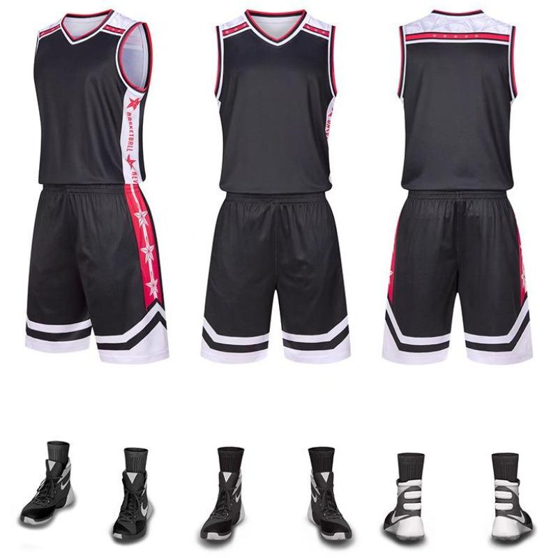 New Basketball Jersey Set Children'S Adult Jerseys Male And Female College Students Game Training Jersey Vest Summer