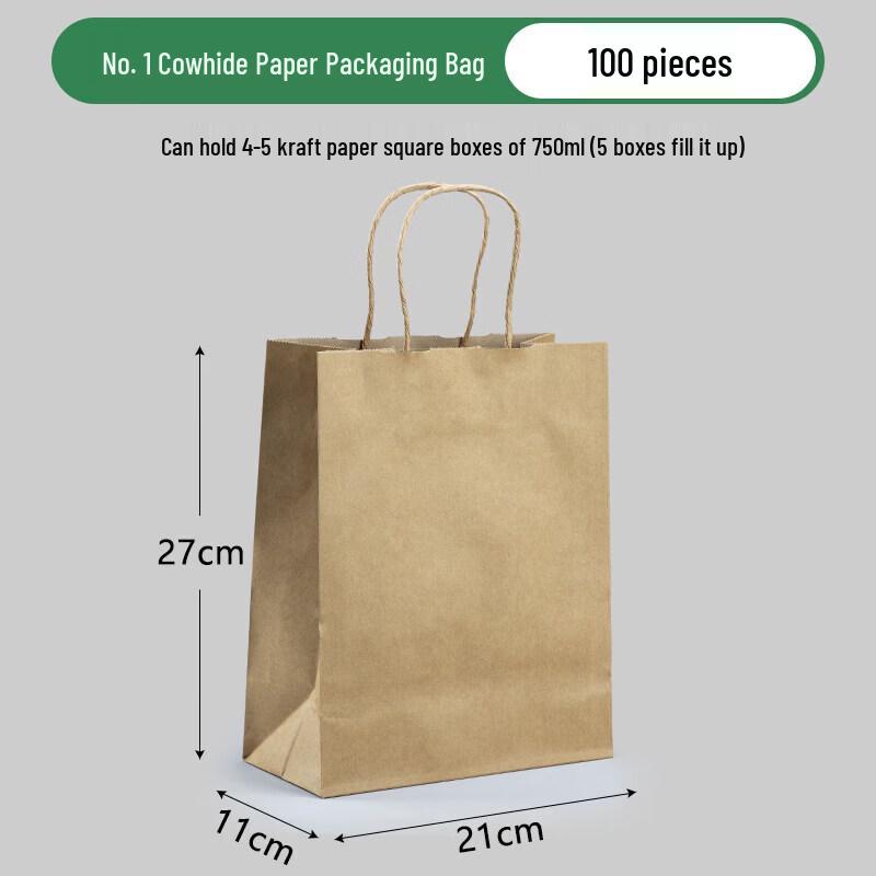 Disposable Kraft Paper Meal Prep Container with Lid