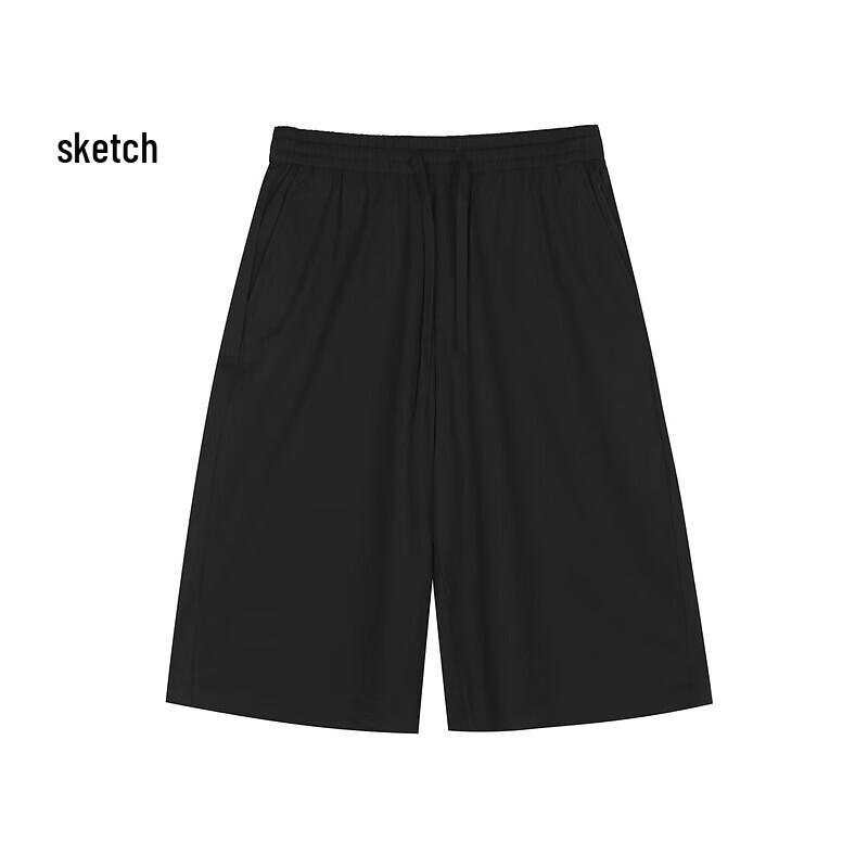 

CROQUIS Men s Loose Straight Drawstring Casual Pants M