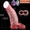 SXXY Skin Feeling Wireless Control Vibrating Penis Sleeve Cock Ring Girth Increase Sheath Extender Vaginal Anal G-Spot