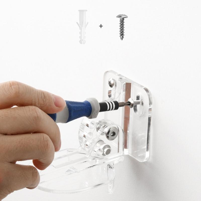 Space Saving Speakers Shelf, Secure Acrylic Wall Bracket for SRS-XB13/XB100 Portable Bluetooth-compatible Speakers