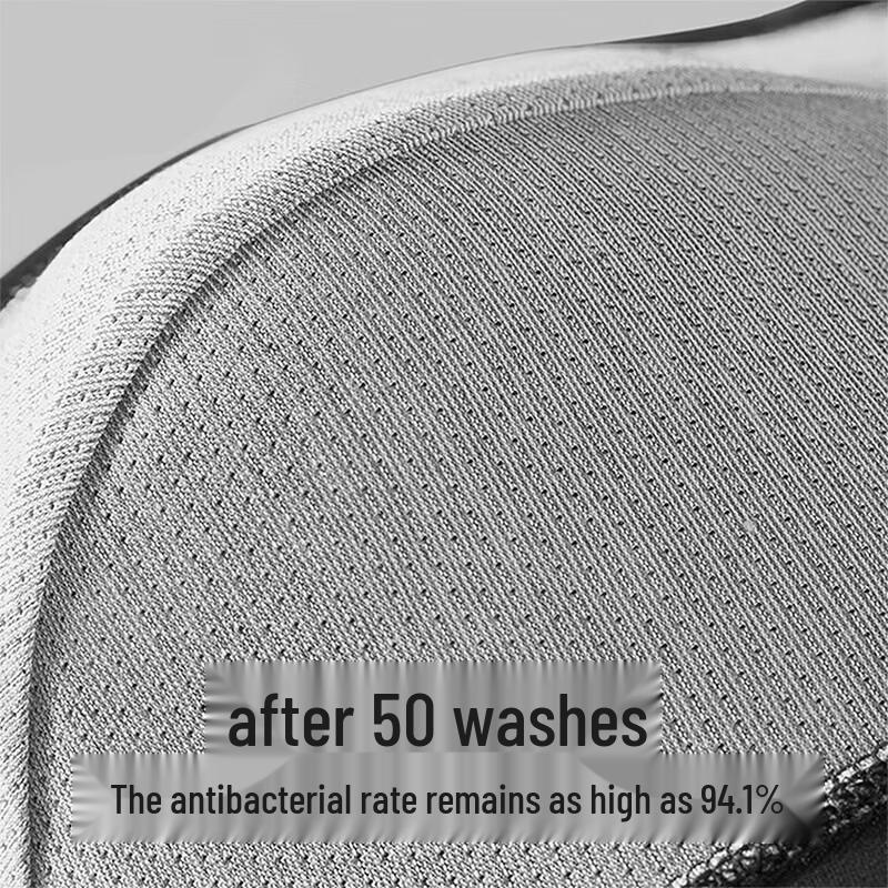 LangSha Men's 10A Antibacterial Cotton Briefs with Silk Crotch