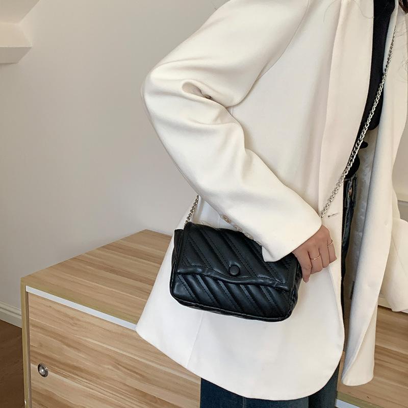 Bag Women'S Messenger Bag High-End Small Fragrant Chain Bag Women'S Versatile Mini Messenger Small Square Bag