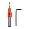 Self Tapping Countersink Drill Bit Screw Taper Hard Alloy Tool Round Shank