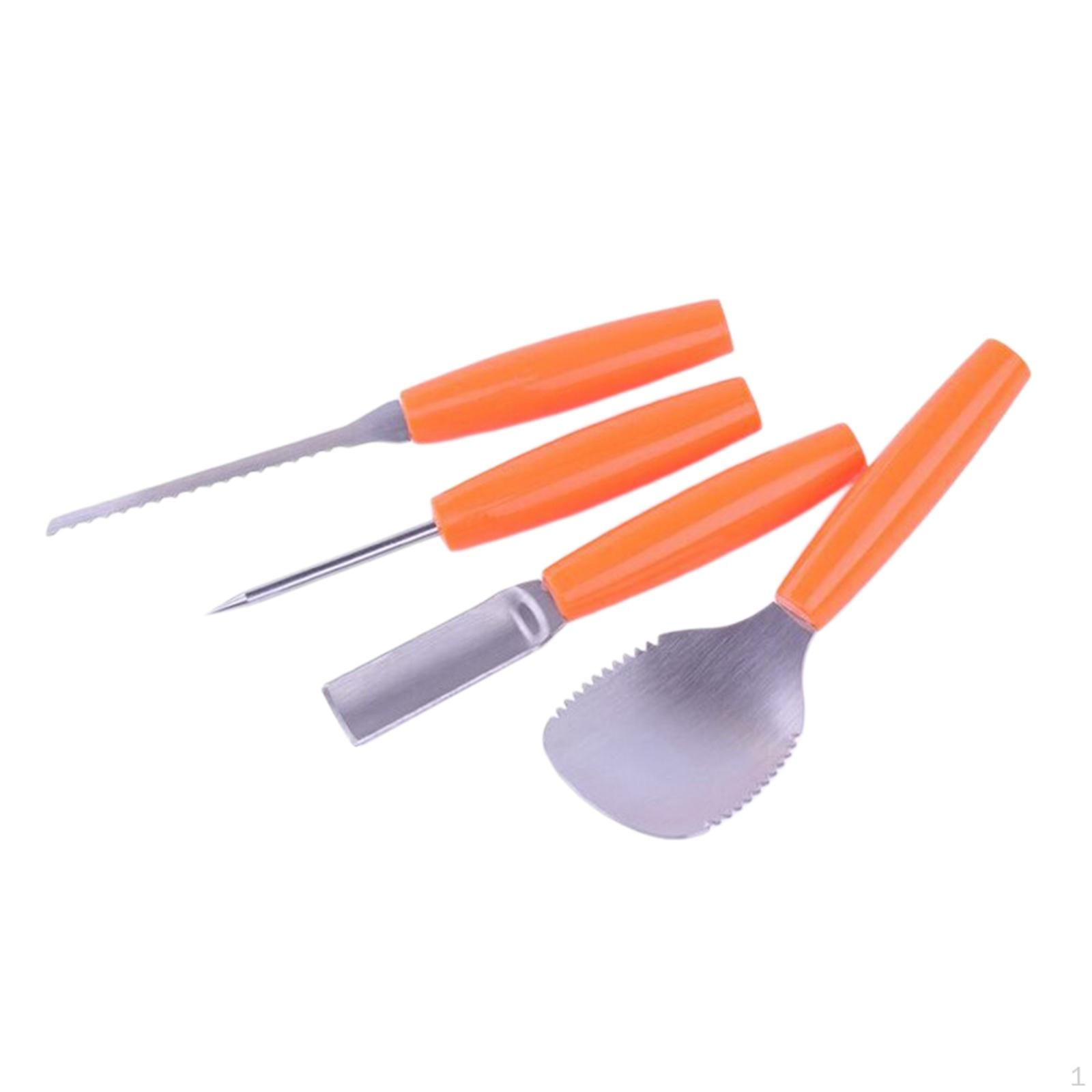 4PCS Hobby Pumpkin Carving Kit, Precision Engraving Making Cutting Equipment