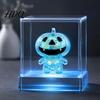 Spooky Pumpkin Sensory Toy Glitter Ghost Squeeze Toy Stress Relief Clear Man Halloween Party Favors Fidget Decompression