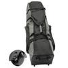 Premium Wheeled Travel Golf Bag Padded Flight Cover Case with Wheels