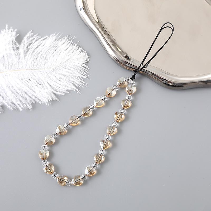 Elegantní perlový mašličkový korálkový řetízek na telefon a všestranná šňůrka pro ženy