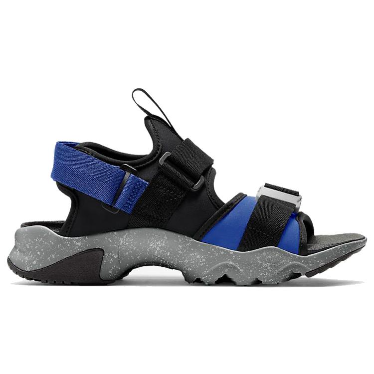 New Nike Canyon Sandal 'Black Hyper Blue' Women's CV5515-003
