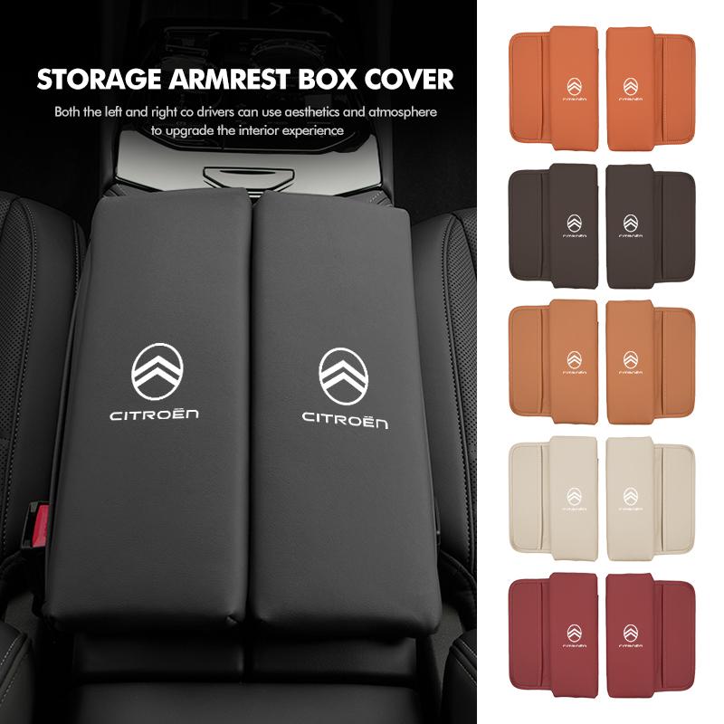 Car Armrest Mat Elbow Support Storage Center Console Protector For Citroen C4 C3 C5 C1 C2 C6 C4L DS3 DS4 Berlingo Picasso Jumper ZK5