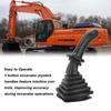 2-Piece 3-Button Joystick Handle with Dust Cover Replacement for Doosan DH DX150 215 225 300 370-9C Excavator Joystick Assembly Handle Gear, Black