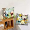 C-Cuperhead Animated Adventure Game Pillow Case Square Pillow Bedroom Sofa Leisure Comfort Car Living Room Home Decoration 40X40