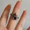 Kpop Gothic Y2K Kpop Irregular Punk Vintage Heart Star Cross Ring For Women Men Party Grunge 90s EMO Jewelry Accessories Gift