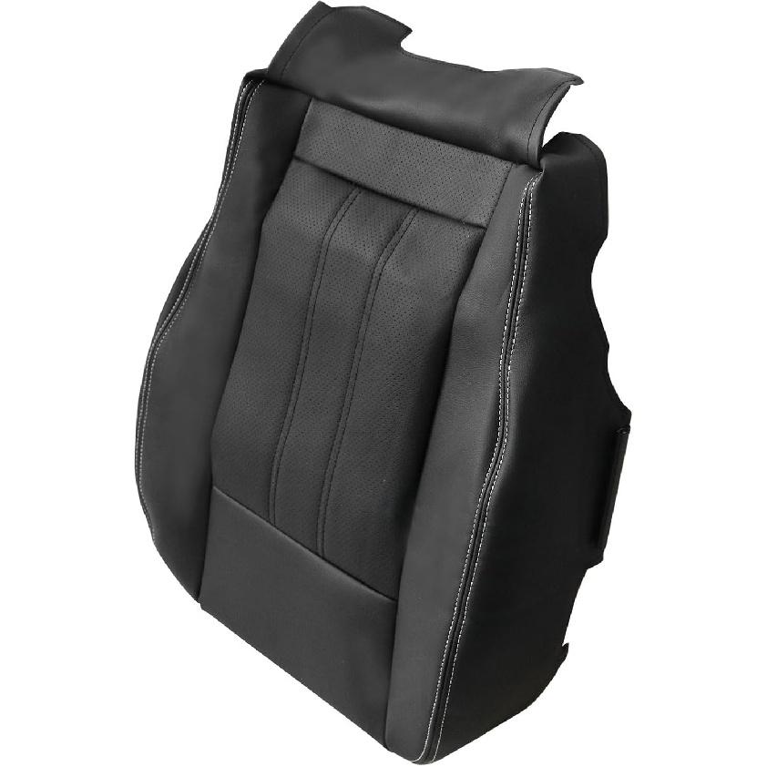 GXARTS Driver Or Passenger Side Bottom Lower Replacement Perforated Leather Seat Cover Black Fit for Chrysler Town & Country 2011 2012 2013 2014 2015