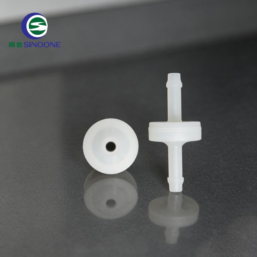 3/16 in PVDF Ozone FKM Diaphragm Water Treatment Check Valve Prevent Backflow in Ozone Generator Pipelines Gas Check Valve