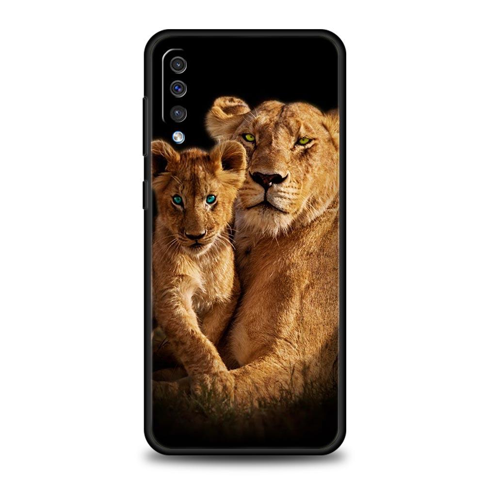 Lion Alpha Male Cub Phone Case For Samsung Galaxy A56 A36 A26 A34 A17 A16 A06 A14 A12 A54 A72 A24 A22 A20e A52 A50 A40 A32 Cover