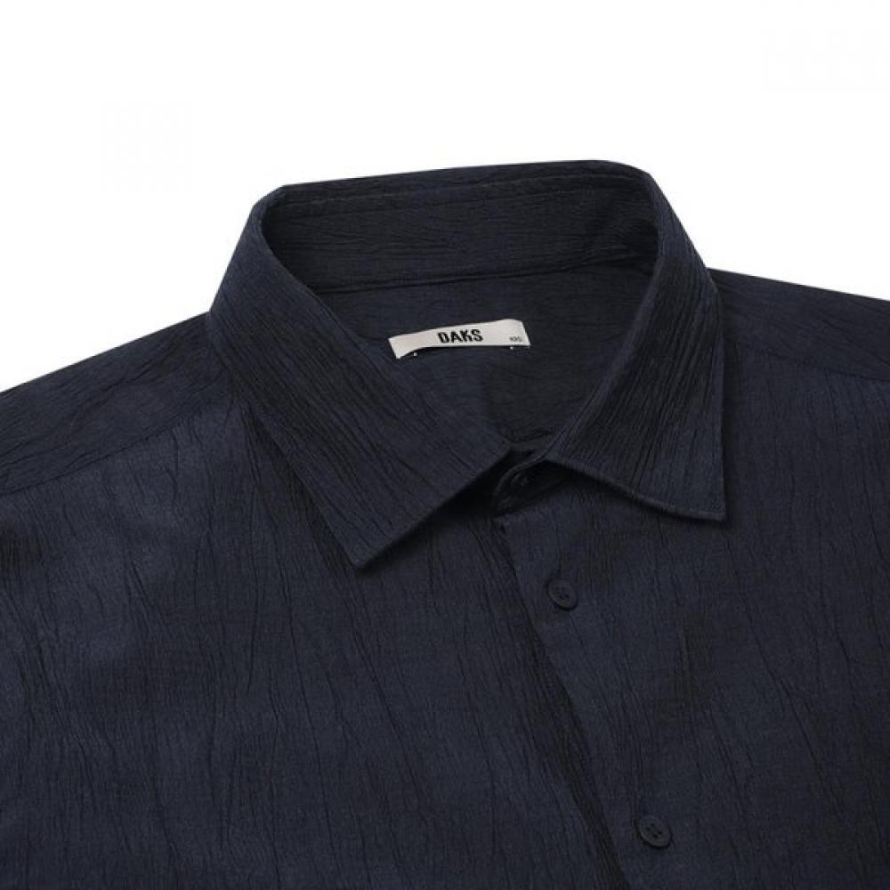 DakS Men S Regular Fit pleatS Solid polyeSter Blend Shirt dmp1Shcl751n1 