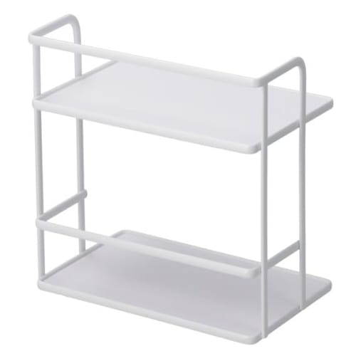 Nitori RAW2 Seasoning Rack, 20cm Wide, 2 Tiers, White, 8910791