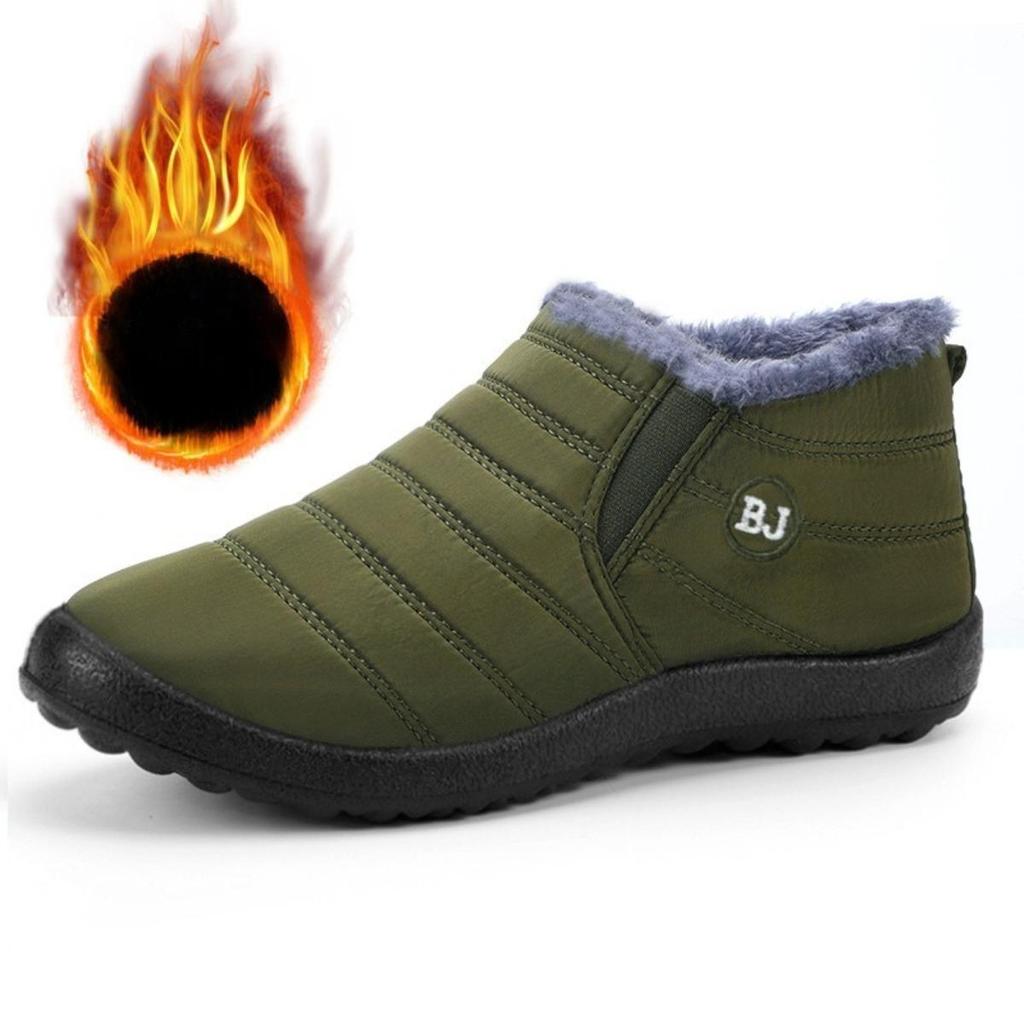 Men's and Women's, Waterproof, Cotton Boots, Umbrella Cloth, Snow Boots, Warm, Low Cut, Thick Cotton Shoes, Lightweight, Women's Boots