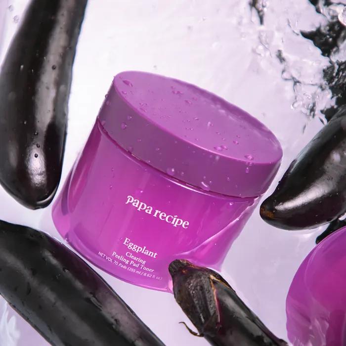 

Тоник для пилинга с эффектом очищения кожи вокруг глаз «Баклажан» 255 мл (70 листов)