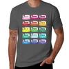 Colorful Cassette Tapes s Retro Mix TShirt Plus Size Street Style Tee