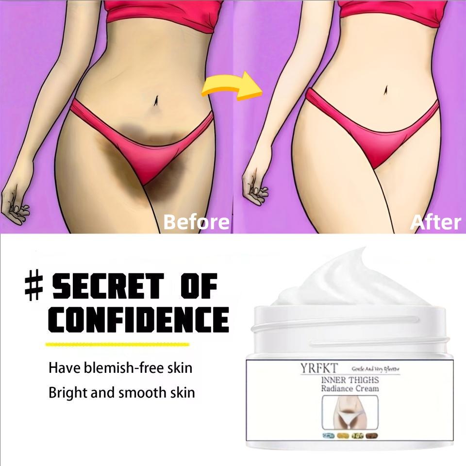 Jemný bělící tělový krém, rozjasňuje tón pleti, bělí vnitřní stehna, paže a podpaží, hydratuje pokožku těla