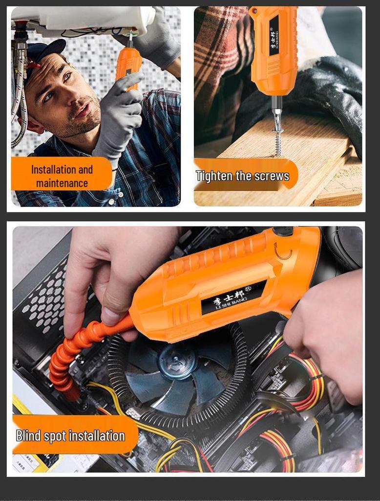 Rechargeable Multifunctional Mini Electric Screwdriver & Handheld Drill