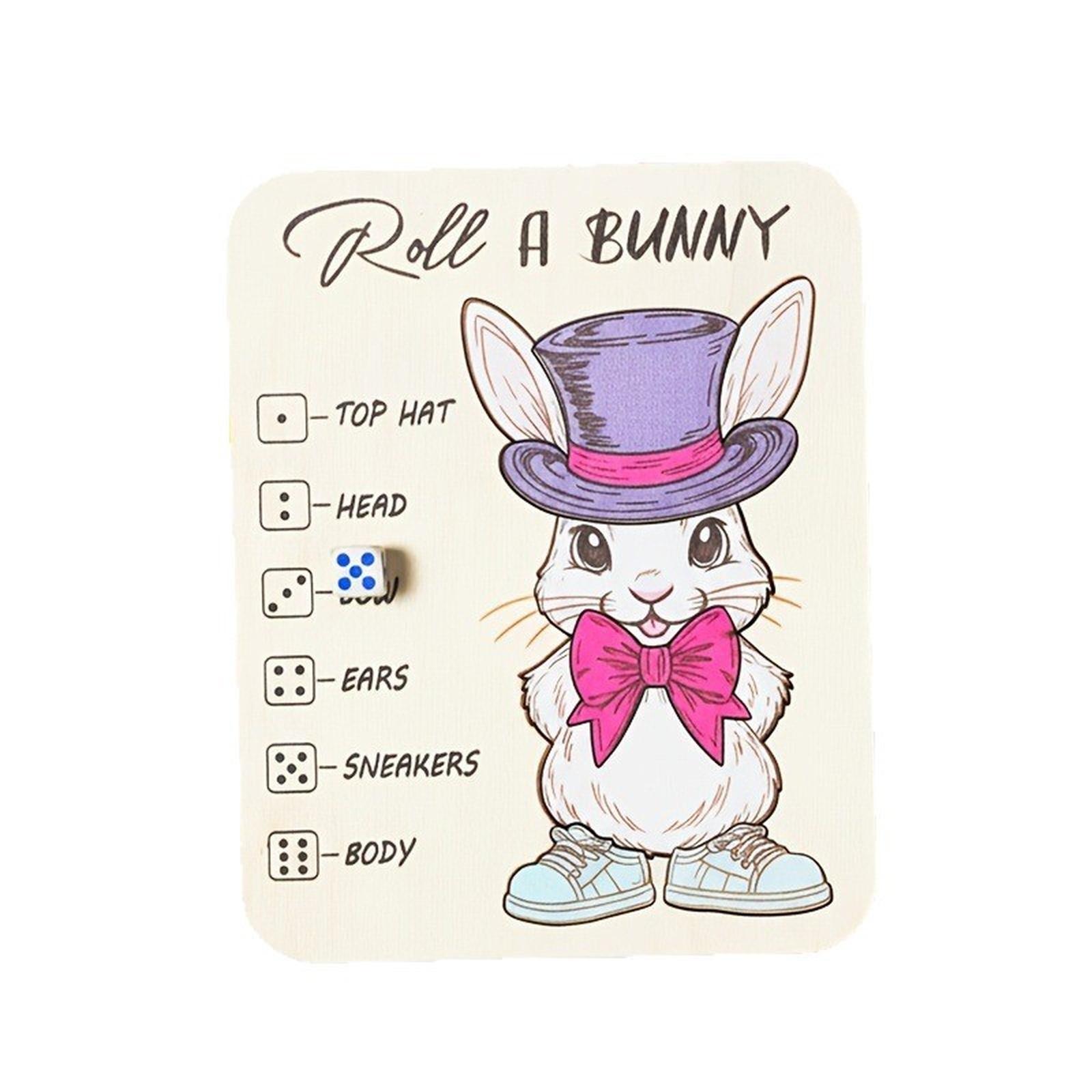 Wooden Puzzle Easter Bunny Tabletop Game One Size