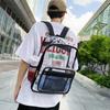 Schultasche PVC durchsichtiger Rucksack für Damen, 1011 Rucksack mit großem Fassungsvermögen für Herren, modischer personalisierter Rucksack, vollständig transparent