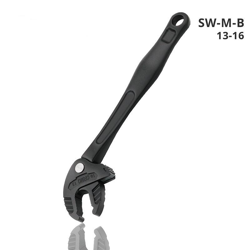 6 Sizes Self-Adjusting Quick Wrench,Universal Adjustable Spanner for Pipe Nuts, Bolts,Auto Repair,Plumping Hand Tool