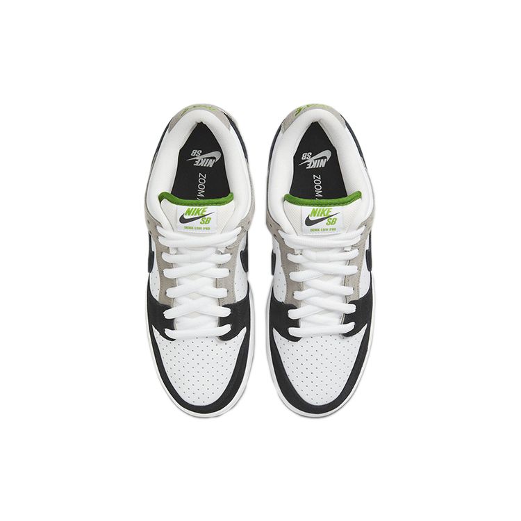 Nike Dunk Low SB Chlorophyll Unisex-Sneaker Grau Mittelgrau Weiß BQ6817-011