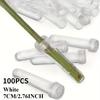 100/200 Stück Blumendraht-Wasserröhrchen Plastikblumen Ampullen Stiel-Wasserröhrchen Kleiner Rosen-Wasserhalter Floristenbedarf Blumen Dekoration