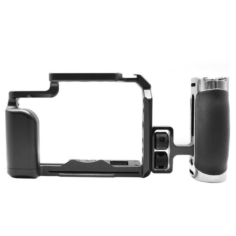 Ergonomic Camera Mini Side Handle Hand Grip Stabilizers Silicone Covering For DSLR Mirrorless Cages With 1/4-20 Screws