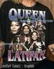 Koszulka Queen Latifah Comfort Colors®, Vintage T-shirt Queen Latifah, Koszulka z grafiką Królowej Muzyki Hip Hop, Aktorki, Gadżet dla Fana Kultury Pop, Prezent