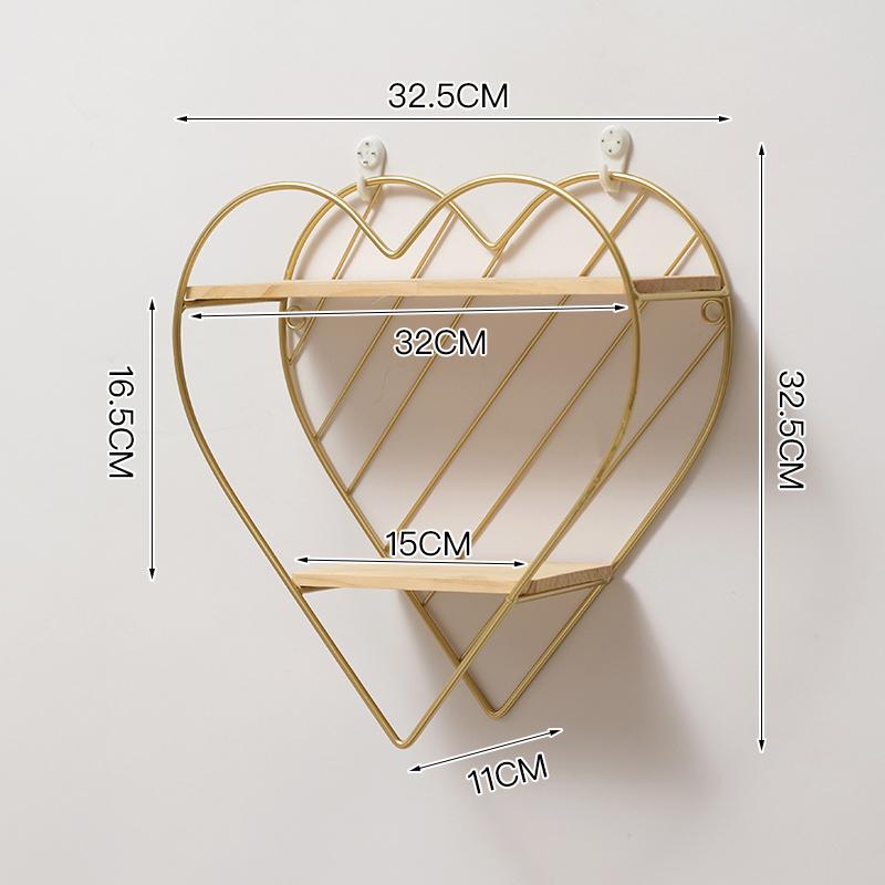 Creative Dressing Table Cosmetics Storage Rack Beauty Shop Wall Skincare Product Compartment Shelf Wall Mounted  Bathroom Shelf