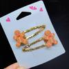 Beliebte Weihnachts-Haarspange Rutschfest Starker Clip Weihnachtsmotiv-Designs Für Frauen und Kinder Alltags-Haarschmuck 1 Paar